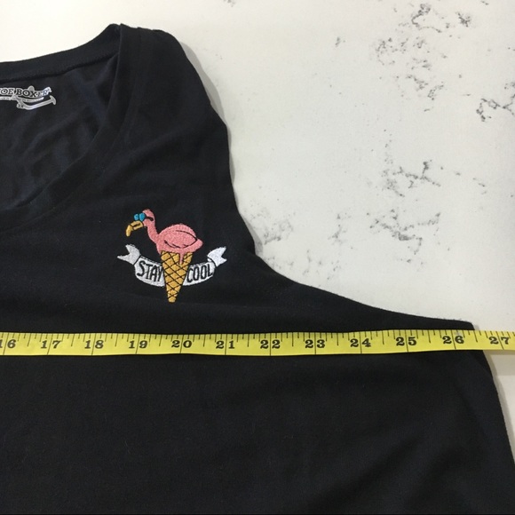 🦩Black top size:3X by Joe Boxer - Picture 6 of 7